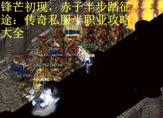 锋芒初现，赤子半步踏征途：传奇私服半职业攻略大全