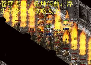 苍穹逐鹿，乾坤问鼎：浮生若梦传奇攻略大全