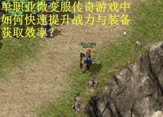 单职业微变服传奇游戏中如何快速提升战力与装备获取效率？