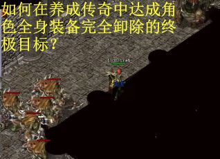 如何在养成传奇中达成角色全身装备完全卸除的终极目标？