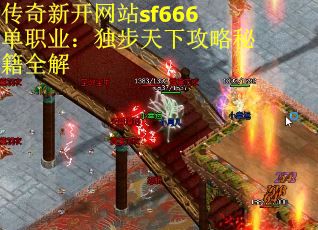 传奇新开网站sf666单职业：独步天下攻略秘籍全解