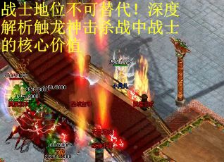 战士地位不可替代！深度解析触龙神击杀战中战士的核心价值