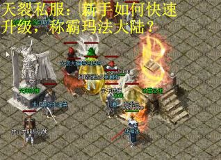 天裂私服：新手如何快速升级，称霸玛法大陆？