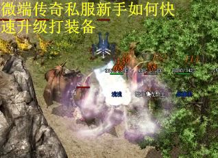 微端传奇私服新手如何快速升级打装备