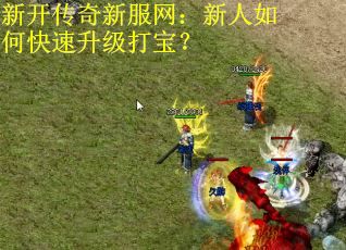 新开传奇新服网：新人如何快速升级打宝？