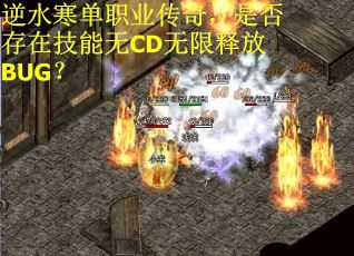 逆水寒单职业传奇，是否存在技能无CD无限释放BUG？