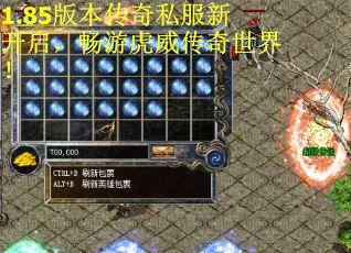 1.85版本传奇私服新开启，畅游虎威传奇世界！