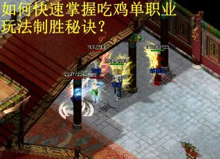 如何快速掌握吃鸡单职业玩法制胜秘诀？