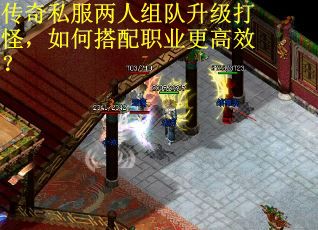 传奇私服两人组队升级打怪，如何搭配职业更高效？